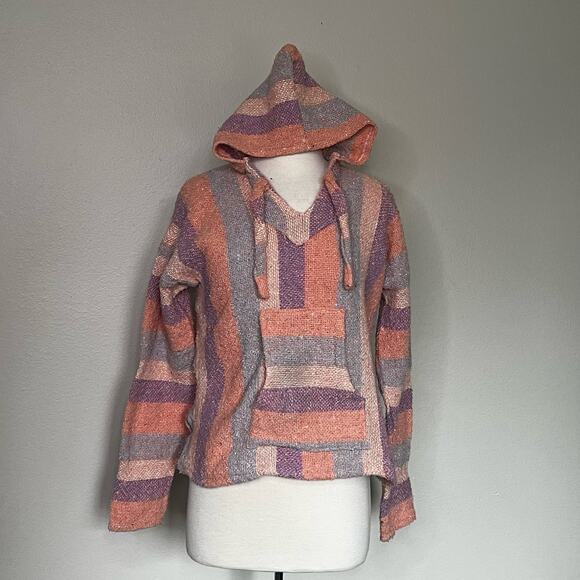 Other - Pink and Lavender Mexican poncho
